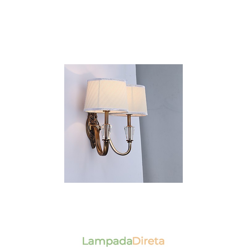 Recurso tradicional clássico galvanizado para proteção ocular Arandelas de parede Downlight Luminária de parede