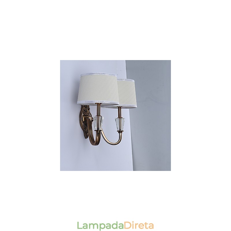 Recurso tradicional clássico galvanizado para proteção ocular Arandelas de parede Downlight Luminária de parede