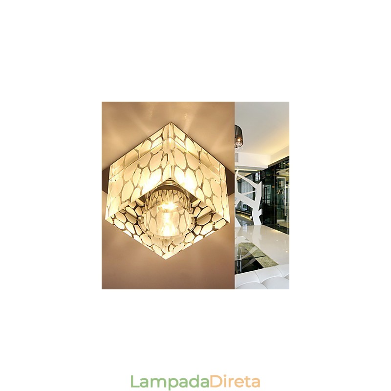 Lâmpada de cristal Smd CreativeTube Spotlight Absorve luz de cúpula