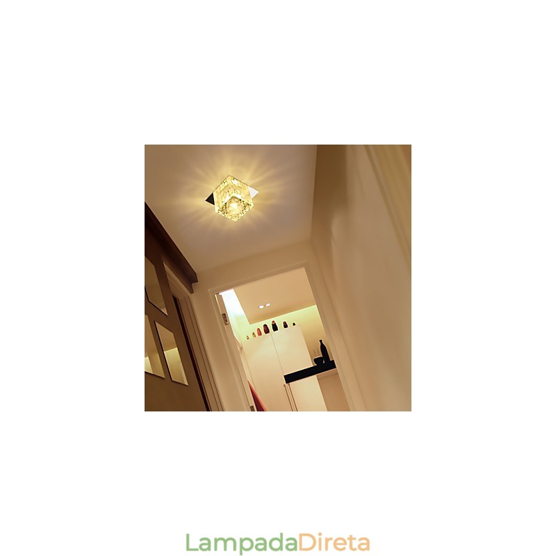 Lâmpada de cristal Smd CreativeTube Spotlight Absorve luz de cúpula