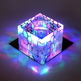 Lâmpada de cristal Smd CreativeTube Spotlight Absorve luz de cúpula