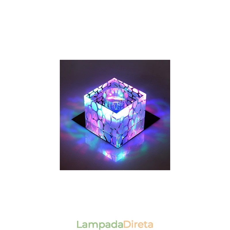 Lâmpada de cristal Smd CreativeTube Spotlight Absorve luz de cúpula