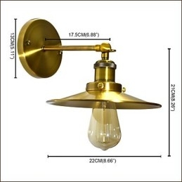 Rustic Lodge Traditional Classic Latão Recurso para Downlight Arandelas de Parede Luz de Parede