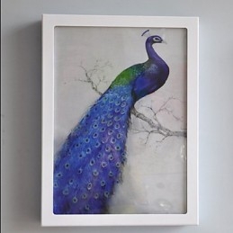 Pintura moderna contemporânea integrada, recurso de pintura contemporânea para arandelas de parede com luz ambiente