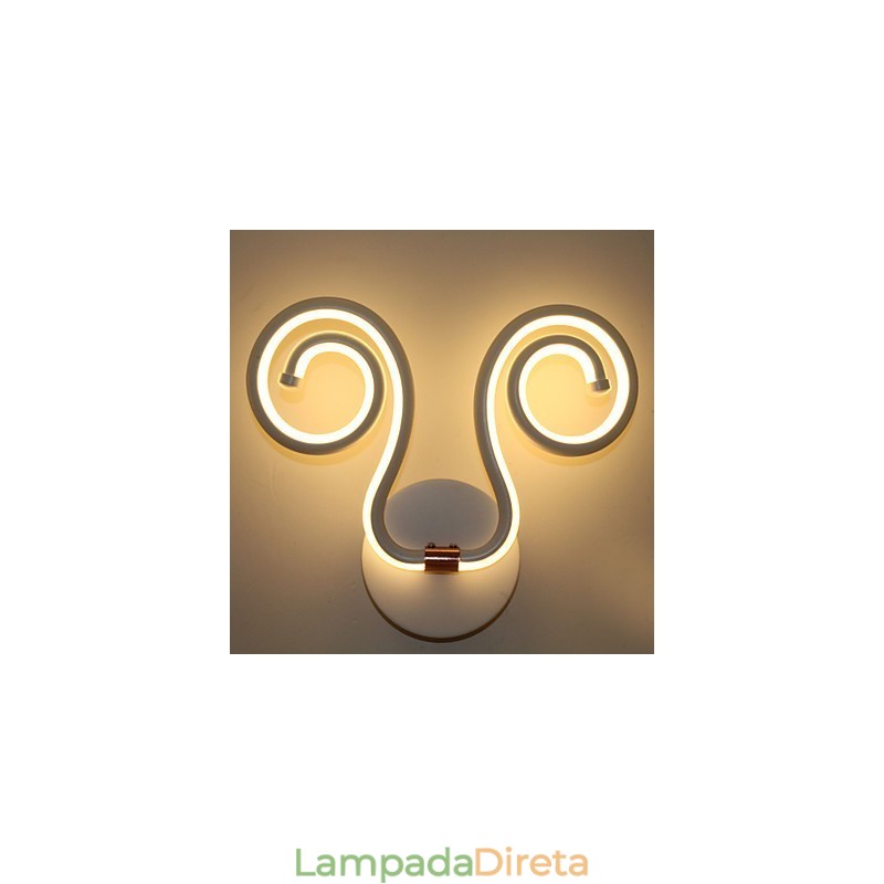 Luminária de parede de alumínio simples e moderna, luminárias criativas de cabeceira para corredor