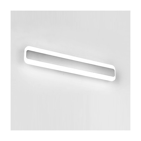 Luminária de parede moderna contemporânea cromada para iluminação de banheiro com luz ambiente Luminária de parede moderna contemporânea cromada para iluminação de banheiro com luz ambiente