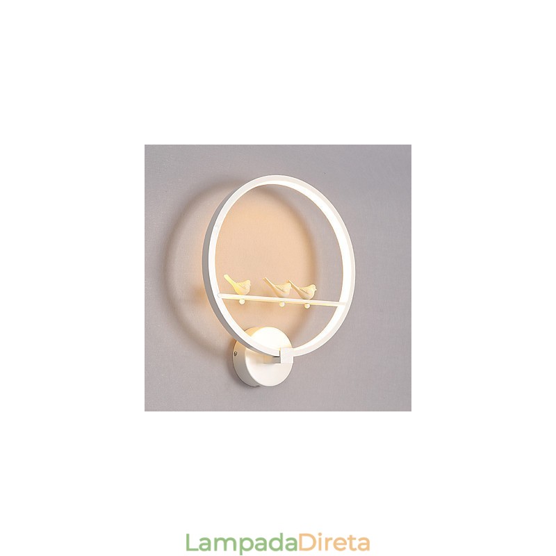 Arandelas de parede modernas e contemporâneas integradas para estilo mini, luz ambiente, luz de parede