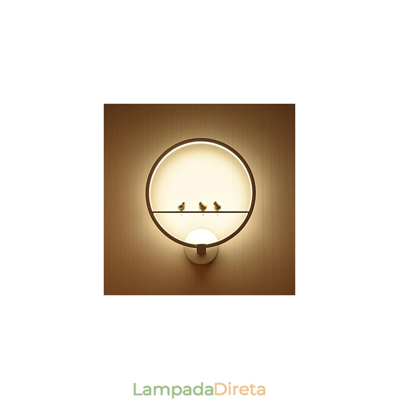Arandelas de parede modernas e contemporâneas integradas para estilo mini, luz ambiente, luz de parede