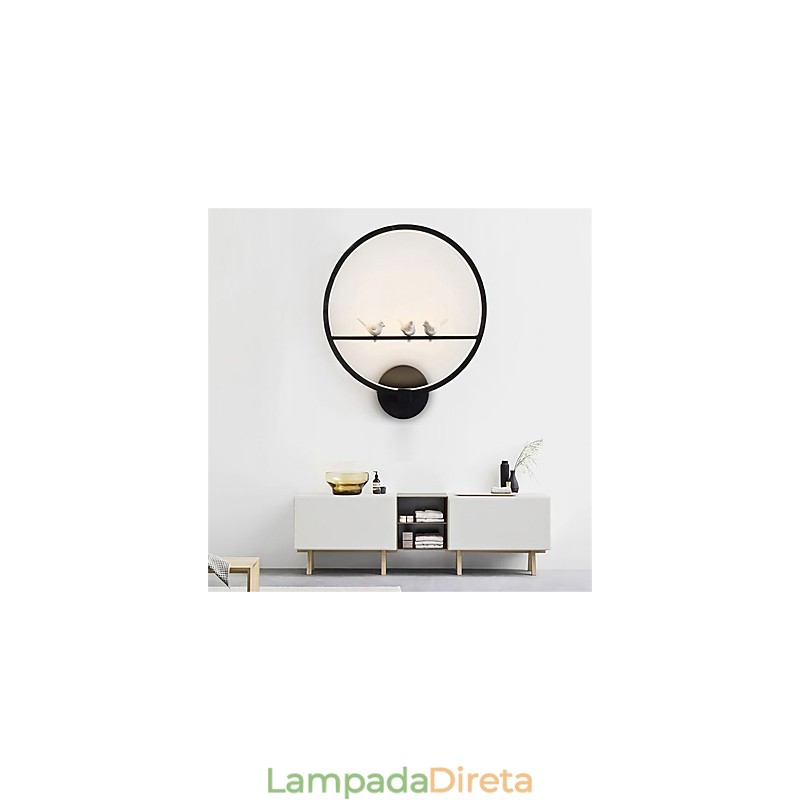 Arandelas de parede modernas e contemporâneas integradas para estilo mini, luz ambiente, luz de parede