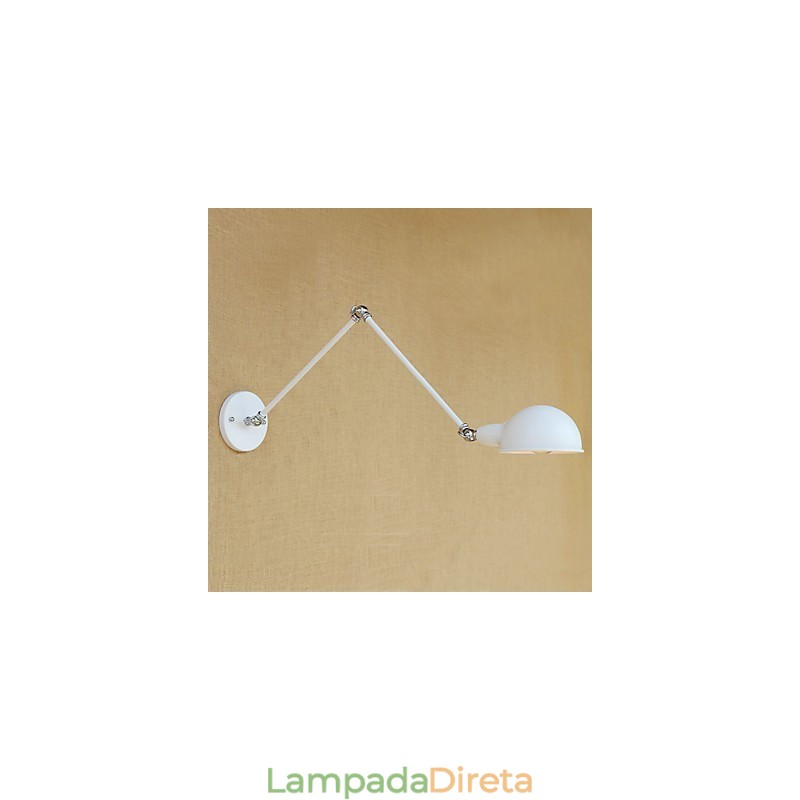 Recurso moderno contemporâneo retrô galvanizado para proteção ocular de braço oscilante, luz ambiente
