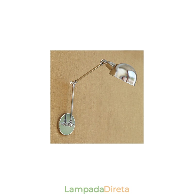 Recurso moderno contemporâneo retrô galvanizado para proteção ocular de braço oscilante, luz ambiente