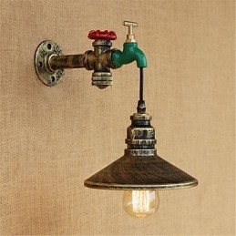 Novidade Country Recurso de pintura retrô para arandelas de parede de luz ambiente estilo mini