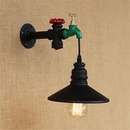 Novidade Country Recurso de pintura retrô para arandelas de parede de luz ambiente estilo mini