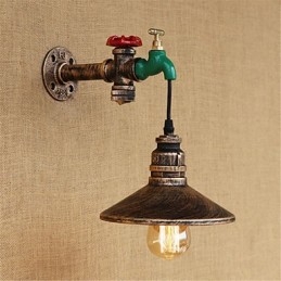 Novidade Country Recurso de pintura retrô para arandelas de parede de luz ambiente estilo mini