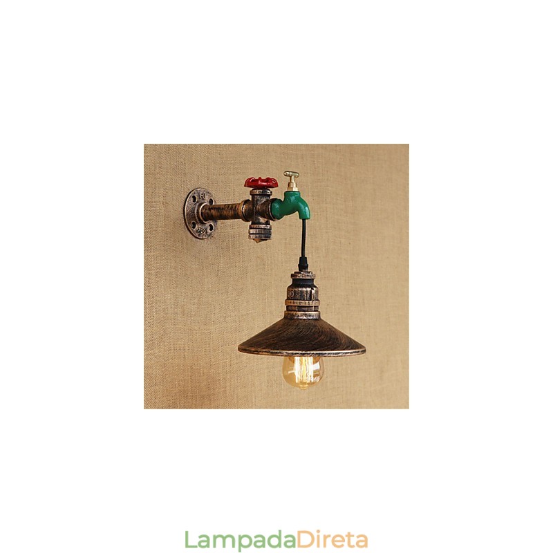Novidade Country Recurso de pintura retrô para arandelas de parede de luz ambiente estilo mini