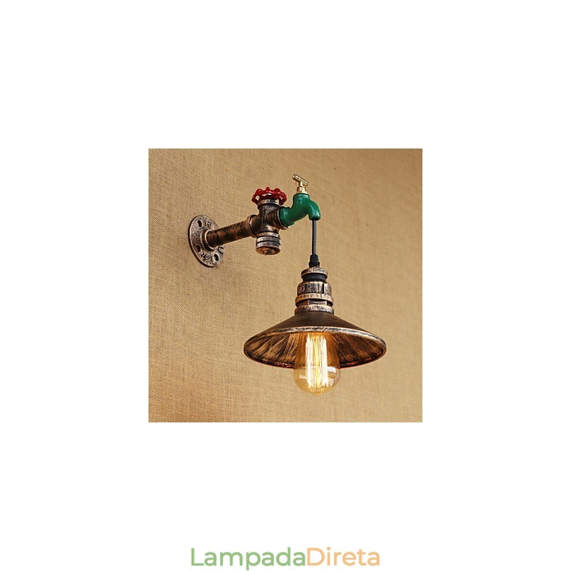 Novidade Country Recurso de pintura retrô para arandelas de parede de luz ambiente estilo mini