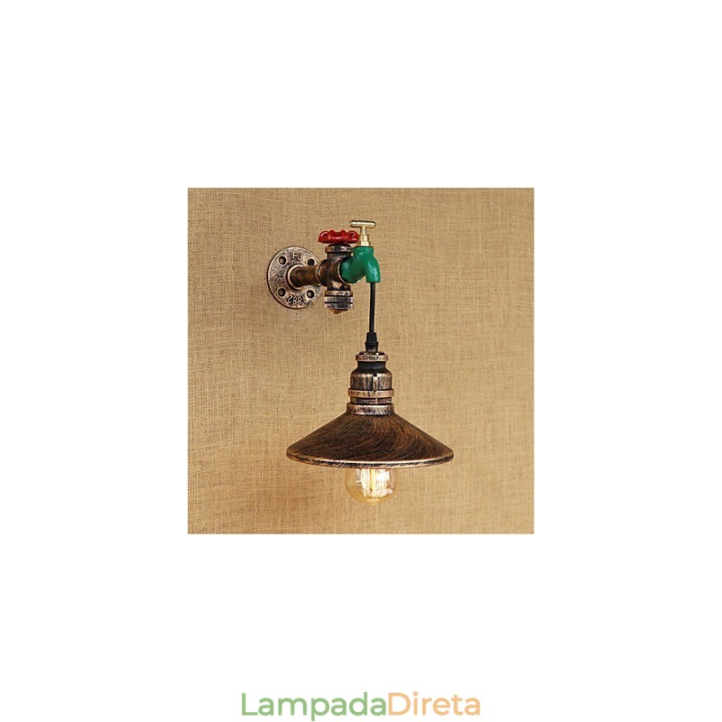 Novidade Country Recurso de pintura retrô para arandelas de parede de luz ambiente estilo mini
