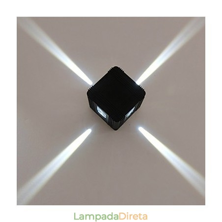 Luminária de parede de alumínio moderna com montagem embutida, decoração de parede Luminária de parede de alumínio moderna com montagem embutida, decoração de parede