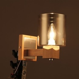 Luminária de parede de vidro Moderna Contemporânea Outros Característica para Estilo Mini Arandelas de parede de luz ambiente Luminária de parede