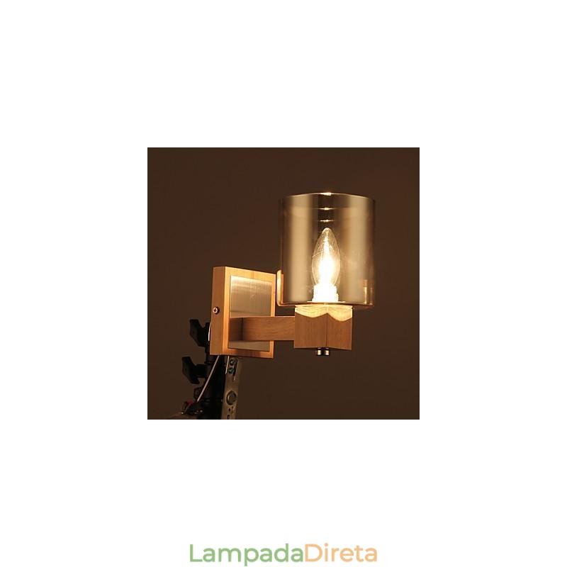 Luminária de parede de vidro Moderna Contemporânea Outros Característica para Estilo Mini Arandelas de parede de luz ambiente Luminária de parede