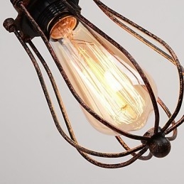 Luminária de parede de ferro retrô industrial personalidade criativa luminária de parede com polia elevatória