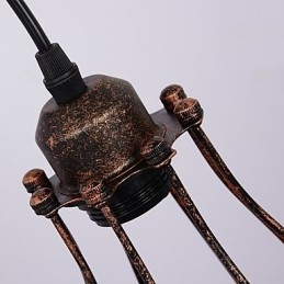 Luminária de parede de ferro retrô industrial personalidade criativa luminária de parede com polia elevatória