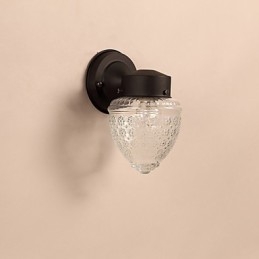 Acabamento em óxido preto contemporâneo moderno para arandelas de parede estilo mini com luz ambiente