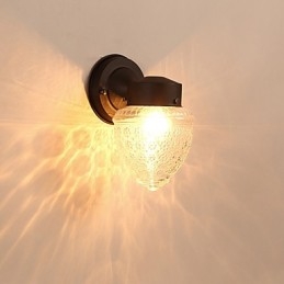 Acabamento em óxido preto contemporâneo moderno para arandelas de parede estilo mini com luz ambiente