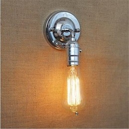 Recurso de pintura retrô para arandelas de parede com braço oscilante estilo mini, luz ambiente, luz de parede
