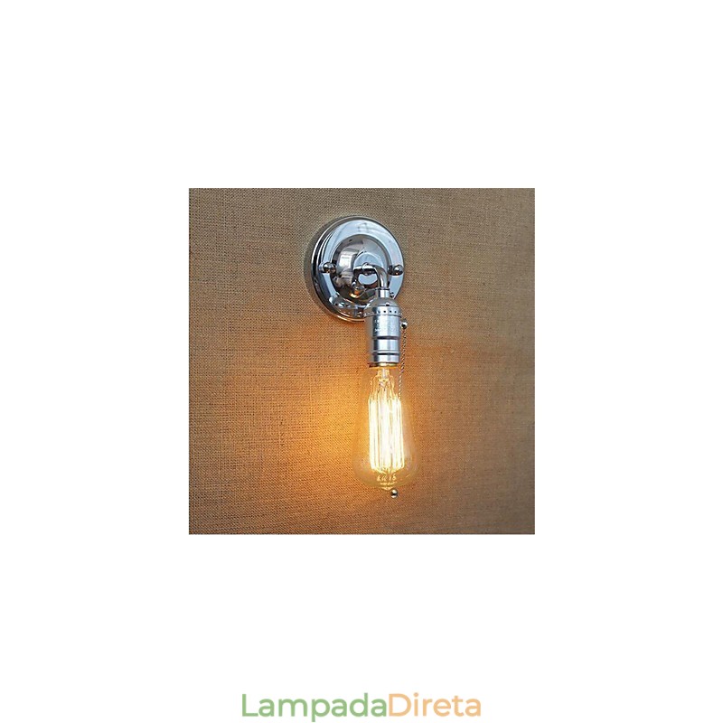 Recurso de pintura retrô para arandelas de parede com braço oscilante estilo mini, luz ambiente, luz de parede