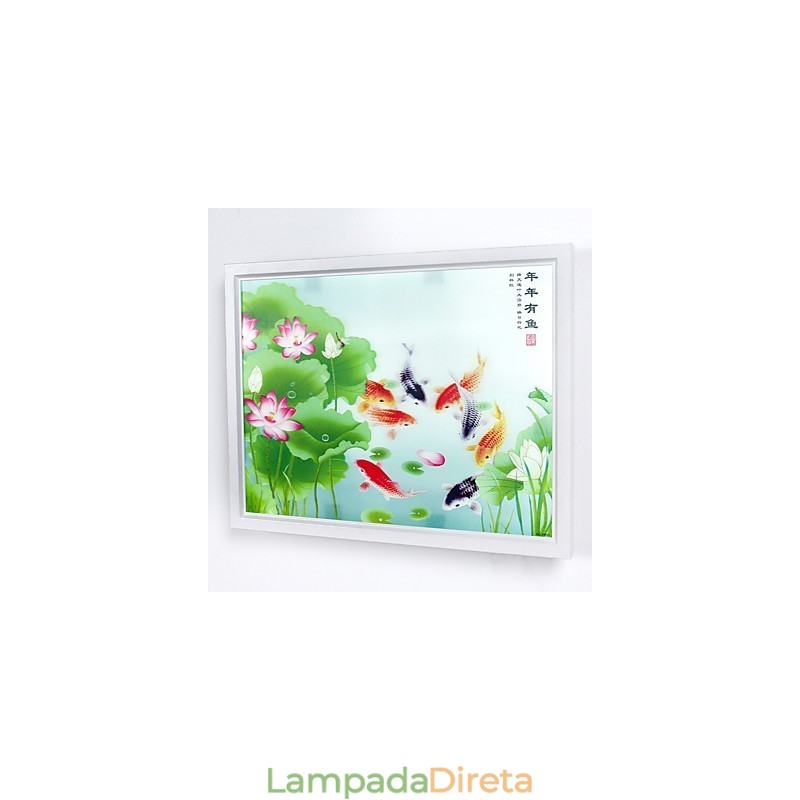 Pintura moderna contemporânea integrada, recurso de pintura contemporânea para arandelas de parede com luz ambiente