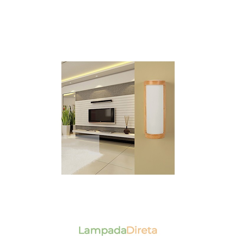 Pintura country contemporânea moderna para arandelas de parede com luz ambiente
