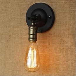 Recurso de pintura retrô para arandelas de parede com braço oscilante estilo mini, luz ambiente, luz de parede