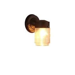 Luminária de parede moderna contemporânea com acabamento em óxido preto para arandelas de parede com luz ambiente estilo mini