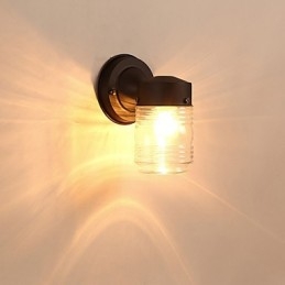 Luminária de parede moderna contemporânea com acabamento em óxido preto para arandelas de parede com luz ambiente estilo mini