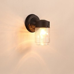 Luminária de parede moderna contemporânea com acabamento em óxido preto para arandelas de parede com luz ambiente estilo mini