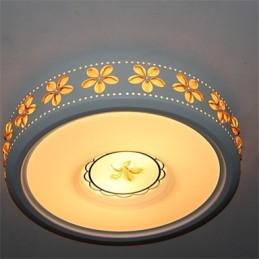 Luminárias de teto modernas em formato de ferro com 2 cabeças