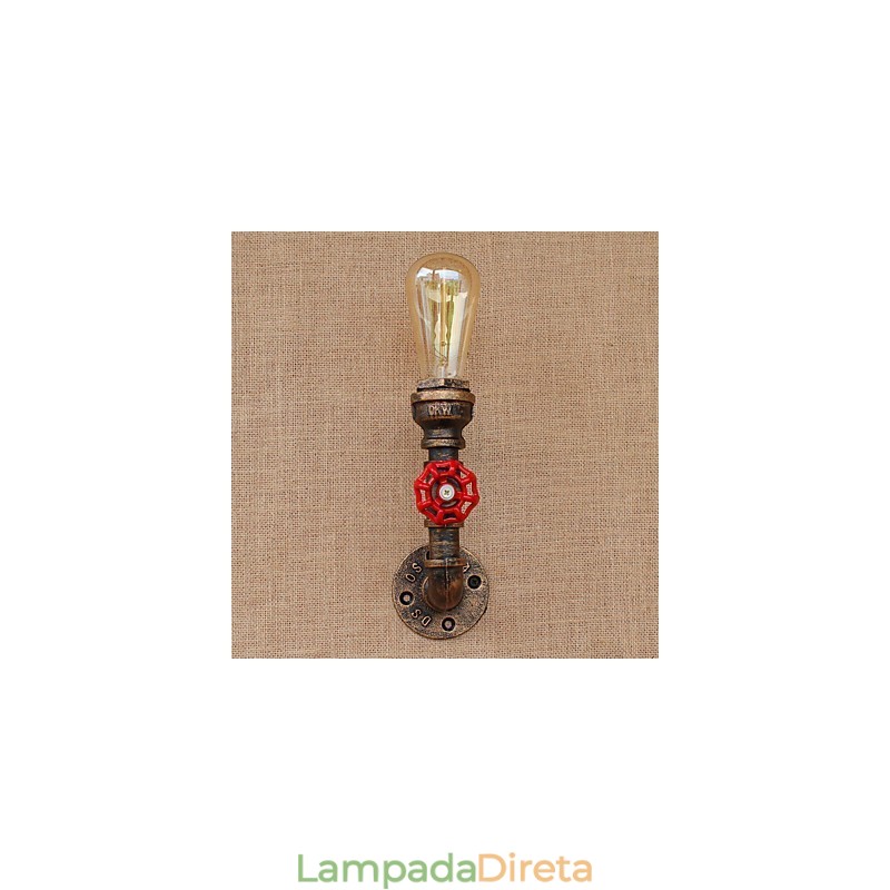 Recurso de pintura retrô country para arandelas de parede de luz ambiente estilo mini