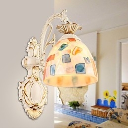 Pintura rústica de chalé para arandelas de parede downlight