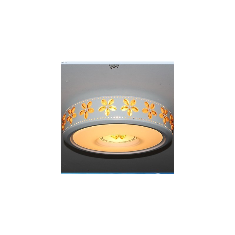 Luminárias de teto modernas em formato de ferro com 2 cabeças