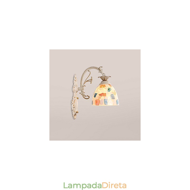 Pintura rústica de chalé para arandelas de parede downlight