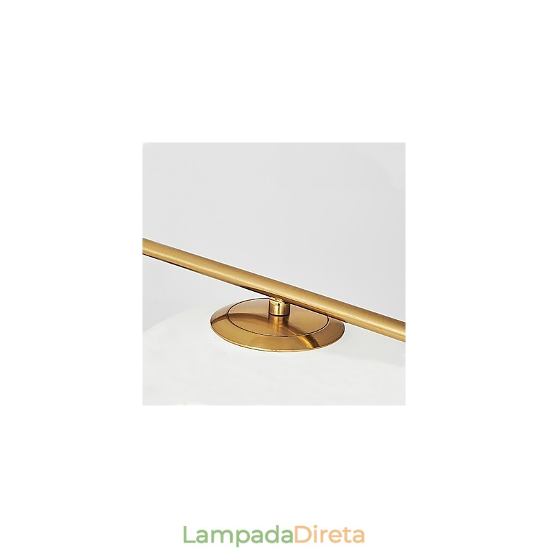 Luminária de parede moderna contemporânea em ouro rosa com luz ambiente