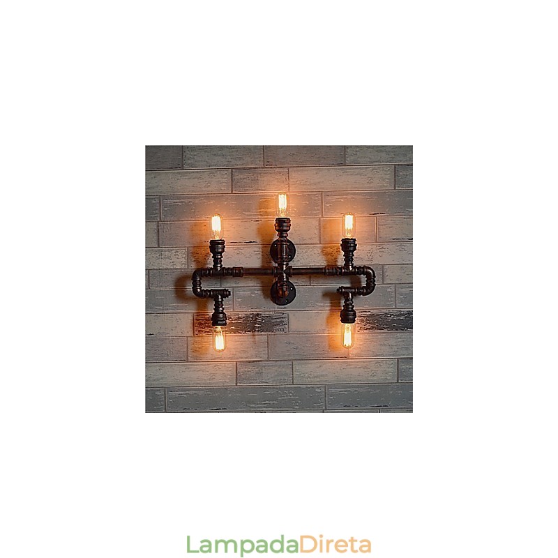 Pintura moderna contemporânea integrada, recurso de pintura contemporânea para arandelas de parede com luz ambiente
