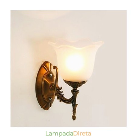 Luminárias de parede estilo europeu ou americano, modernas e contemporâneas, galvanizadas, para proteção dos olhos Luminárias de parede estilo europeu ou americano, modernas e contemporâneas, galvanizadas, para proteção dos olhos