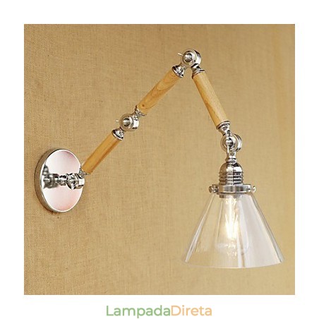 Recurso de galvanoplastia retrô country para proteção ocular de braço oscilante Luzes de braço oscilante