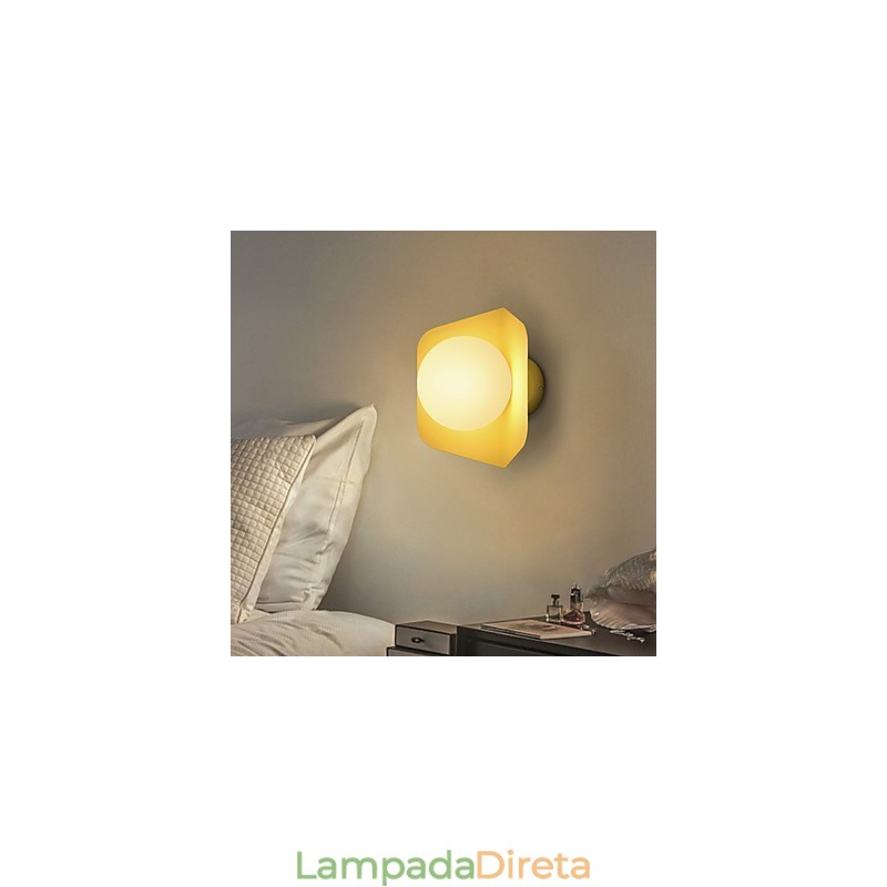 Recurso contemporâneo moderno para arandelas de parede de luz ambiente estilo mini