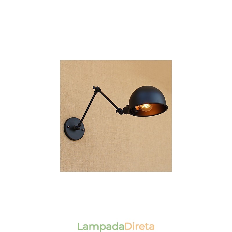 Recurso de pintura retrô country simples para braço oscilante estilo mini proteção ocular downlight luzes de braço oscilante