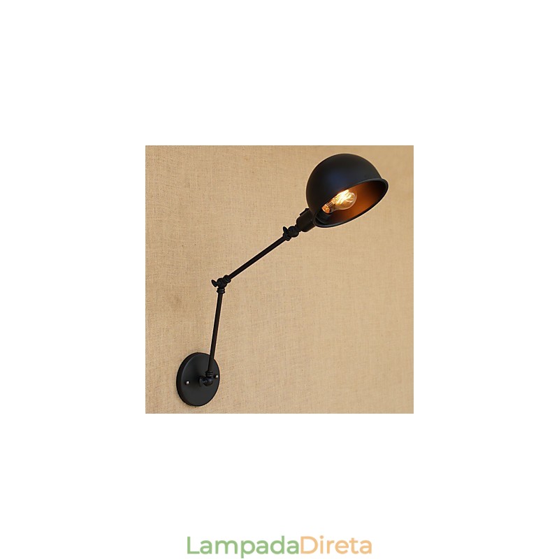 Recurso de pintura retrô country simples para braço oscilante estilo mini proteção ocular downlight luzes de braço oscilante