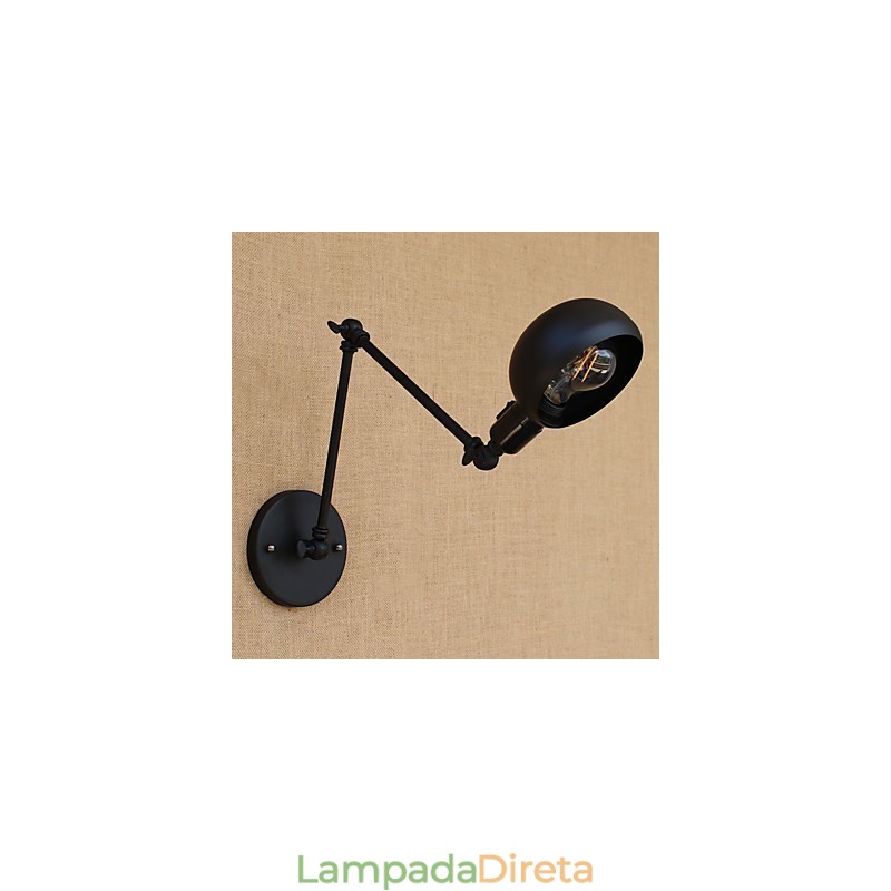 Recurso de pintura retrô country simples para braço oscilante estilo mini proteção ocular downlight luzes de braço oscilante