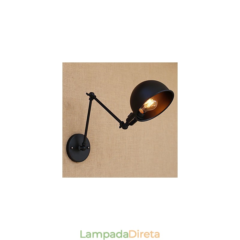 Recurso de pintura retrô country simples para braço oscilante estilo mini proteção ocular downlight luzes de braço oscilante